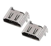Gamer Gear HDMI Socket for PlayStation 4 - V2 Design HDMI Connector Jack - Replacement HDMI Port for PS4 CUH-10XXX, CUH-11XXX, CUH-12XXX Model Consoles - 2 Pack HDMI Repair Connector