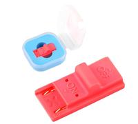 Gamer Gear RCM Jig for Nintendo Switch, RCM tool Clip Short Circuit Tools Applicable for Switch Joy Cons Short Connector Used to Modify The Archive Play GBA/FBA & Other Simulator (Red)