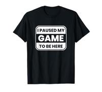 Gamer Gift Idea Tee, I Paused My Game, RDR 2, Cyberpunk Nerd T-Shirt