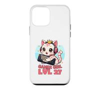 Gamer Girl Cute Cat Gaming 27th Birthday Saying Case for iPhone 12 mini
