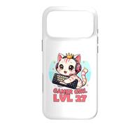 Gamer Girl Cute Cat Gaming 27th Birthday Saying Case for iPhone 17 Pro Max