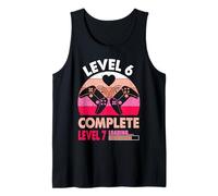 Gamer Girl Level 6 Complete - Cute 6th Wedding Anniversary Tank Top