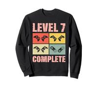 Gamer Girl Level 7 Complete 7 Funny 7th Wedding Anniversary Sweatshirt