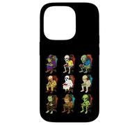 Gamer Halloween Zombie Skeleton Witch Alien Scarecrow Gaming Case for iPhone 14 Pro