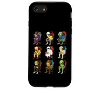 Gamer Halloween Zombie Skeleton Witch Alien Scarecrow Gaming Case for iPhone SE (2020) / 7 / 8