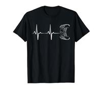 Gamer Heartbeat Controller for Nerd Multiplayer Gaming T-Shirt, Men, Black, 4X-Large