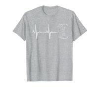 Gamer Heartbeat Controller for Nerd Multiplayer Gaming T-Shirt, Men, Heather Grey, 6X-Large