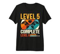 Gamer Husband Wife Married Level 5 Complete Level 6 Loading Premium T-Shirt