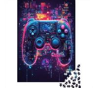 Gamer Jigsaw 1000 Pieces Cyber Decoration Puzzle for Adults And Kids Gift High Difficulty Game Educational Games Home Game 1000pcs (75x50cm)