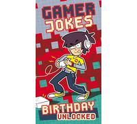 Gamer Jokes Open Age Kids Birthday Card