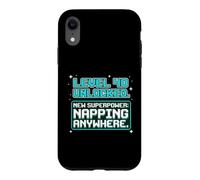 Gamer Level 40 Napping Anywhere 40th Birthday Case for iPhone XR