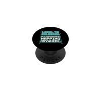 Gamer Level 40 Napping Anywhere 40th Birthday PopSockets Adhesive PopGrip