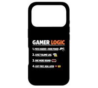 Gamer Logic Funny Saying Video Game Sarcastic Rules Humor Case for iPhone 17 Pro