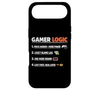 Gamer Logic Funny Saying Video Game Sarcastic Rules Humor Case for iPhone Air