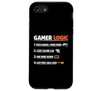Gamer Logic Funny Saying Video Game Sarcastic Rules Humor Case for iPhone SE (2020) / 7/8
