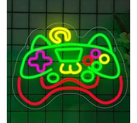 Gamer Neon Sign Gaming Neon Light Sign USB Dimmable Light Up Signs For Gamer Room Man Cave Birthday Xmas Party Bar Home Bedroom Decor for Boys Teen Men