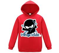 Gamer Ninjas Merch Cool Black Hoodie Cotton Jumper Kids Boys Girl Top