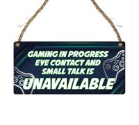 Gamer Plaque - Gaming Themed Bedroom Decor | Perfect Gamer Gift for Boys, Xbox & PlayStation Enthusiasts | Ideal Gaming Dad Gift | Unique Game Room Sign & Wall Decor (DESIGN 5)