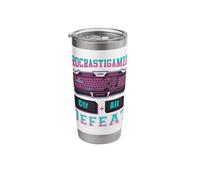 Gamer Procrastigaming CTR Alt Defeat Gaming Stainless Steel Insulated Tumbler