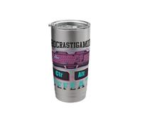 Gamer Procrastigaming CTR Alt Defeat Gaming Stainless Steel Insulated Tumbler