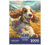 Gamer Puzzles Cocker Spaniel Companion Dog 1000 Pieces - Family Fun Decoration for Living Room | 38x26cm/1000pcs