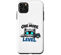 Gamer Robot Cat Video Game Just One More Level Gaming Case for iPhone 11 Pro Max
