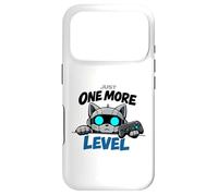 Gamer Robot Cat Video Game Just One More Level Gaming Case for iPhone 17 Pro