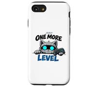 Gamer Robot Cat Video Game Just One More Level Gaming Case for iPhone SE (2020) / 7/8