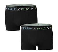 Gamer Shorts Clothing! Novelty Boxer Shorts Gifts - Size (UK XS -XL) Gaming Gifts - EAT Sleep Play! Premium Men's and Boys Underpants - Fun Accessories (Small) Black