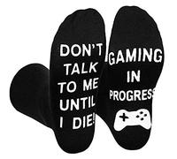 Gamer Sock, Do Not Disturb Socks, Funny Socks Gift for Gamer, Gaming Socks for Sons Teen Boys Husbands Dad Boyfriend Mens Women,SIZE 9-12