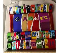 Gamer themed, funny novelty chocolate box. For Birthdays, Christmas, Easter, Fathers Day and Valentines. (7 inch white box, Main bar - milk choc)