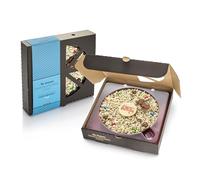 Gamer's Birthday Chocolate Pizza, with colourful rainbow drops, chocolate coated rice balls, and a solid milk chocolate game controller | The Gourmet Chocolate Pizza Company (10 inch)