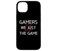 Gamers Can't Die We Just Restart The Game Funny Gaming Meme Case for iPhone 14 Plus