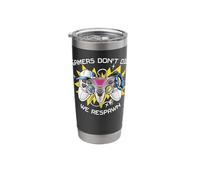 Gamers Don't Die We Respawn Stainless Steel Insulated Tumbler