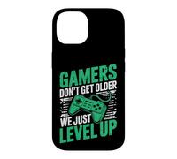 Gamers Don't Get Older We Just Level Up Funny Gamer Retro Case for iPhone 14