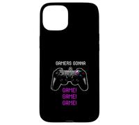 Gamer's Gonna Game Vintage Game Controller Joystick Video Case for iPhone 15 Plus