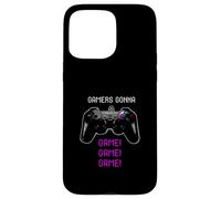 Gamer's Gonna Game Vintage Game Controller Joystick Video Case for iPhone 15 Pro Max