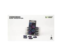 Gamers Grass Alien Infestation Bases, Battle Ready - Round 40mm (x5)