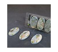 Gamers Grass Urban Warfare Bases, Battle Ready - Oval 75mm (x3)