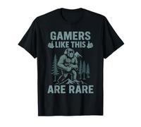 Gamers like this are rare, Bigfoot Sasquatch Gaming Men Boys T-Shirt