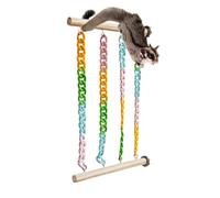 Games Climbing Squirrels - Interactive Decorations in Wood, Sugar Petaur Games Enrichment, for Outdoor Indoor Hammock, Garden, Balcony Small Animals