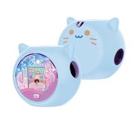 Games Console Soft Cover For Takara Tomy Punirunes Liquid Silicone Fall Resistant Cute Protective Cover Non-Slip Games Accessories (BLUE)