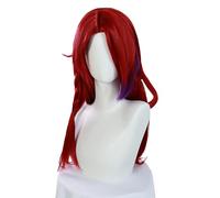 Games Cosplay Wig for Chasca Red Long Hair Braids Halloween Costume Party Wig for Women