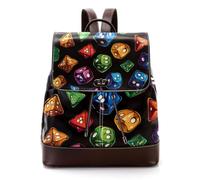 Games Elements Pattern Women Backpack, Small Travel Flap Rucksack Handbag Causal Daypack for Ladies Girls