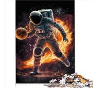 Games for Adults, Puzzle Basketball Astronaut Space, 1000 Piece Puzzle, Cardboard Puzzles for Children Ages 12 and Up, IQ Test, Thinking Game Size (26 x 38 cm)