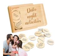 Games for Couples, Date Night Activities, Couples Games, Date Night Activities, Wood 52 Game Ideas for Couples for Evenings, Date Ideas Box, Wedding Date Night Box, Wedding Keepsake, Romantic for P