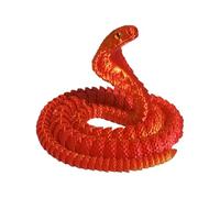 Games for Girls 3D Printed 3D Printed Animals 23in Toys For Adults Articulated Flexiable Crystal Toys Home Palestrina (Red, One Size)