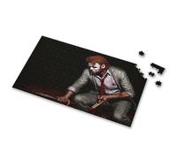 Games For Kids 8-12 A Man In A Suit With Blood On His Face And Clothes, Holding An Axe. Picture Puzzle Eurographics Puzzles 1000 Piece 300 Piece Puzzle(500PCS)