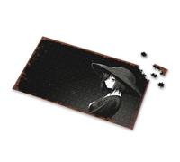 Games For Kids 8-12 Dark Enigma: A Mysterious Figure In Shadows Picture Puzzle 300 Piece Puzzle 500 Piece Puzzles(300PCS)