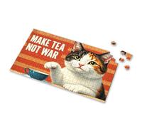 Games For Kids 8-12 Make Tea, Not War. Picture Puzzle Eurographics Puzzles 1000 Piece 300 Piece Puzzle(500PCS)
